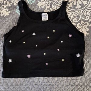 PINK Victoria's Secret Charcoal Gray Top